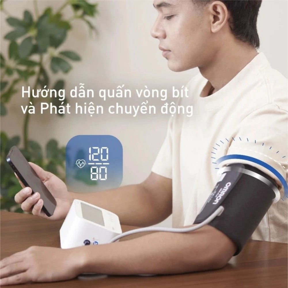 Máy đo huyết áp Omron IQ BT HEM-7194T1 - Hàng chính hãng