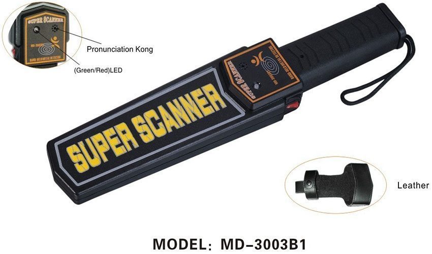 Thiết kế của máy dò kim loại cầm tay Super Scanner MD-3003B1