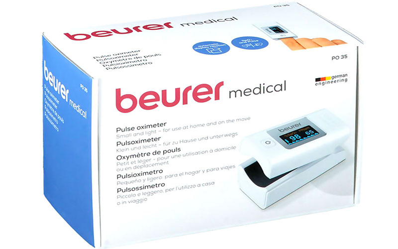 Máy đo nồng độ oxy trong máu và nhịp tim Beurer PO35