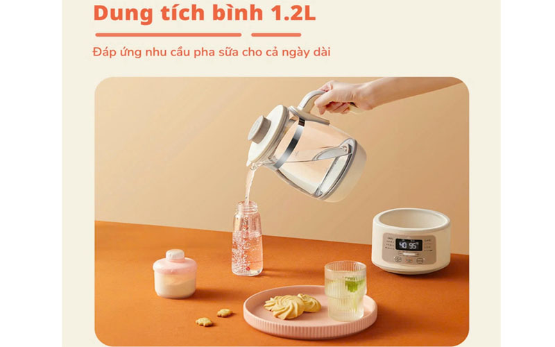 Dung tích của Máy đun nước hâm sữa Bear WW-4H12L