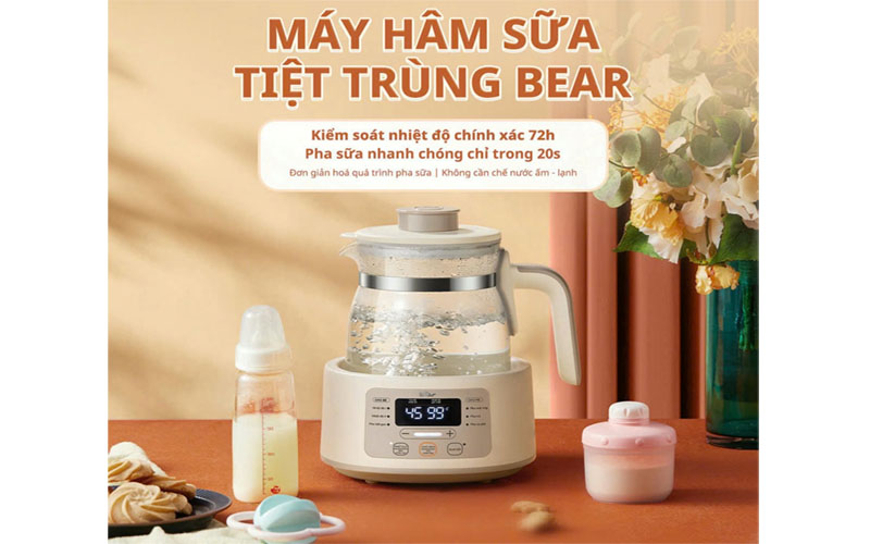Chức năng của Máy đun nước hâm sữa Bear WW-4H12L
