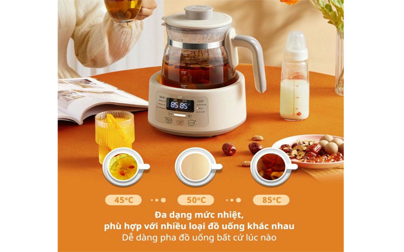 Máy đun nước hâm sữa Bear WW-4H12L
