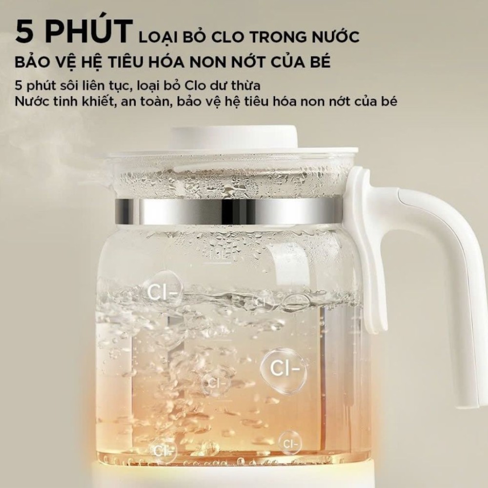 Máy đun nước hâm sữa Bear WW-5H12N - Hàng chính hãng