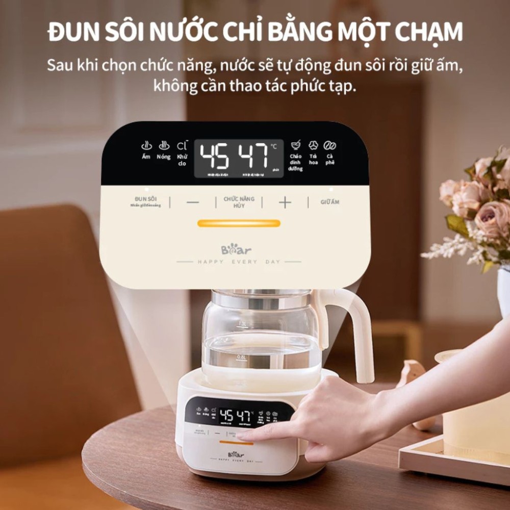 Máy đun nước hâm sữa Bear WW-5H12N - Hàng chính hãng