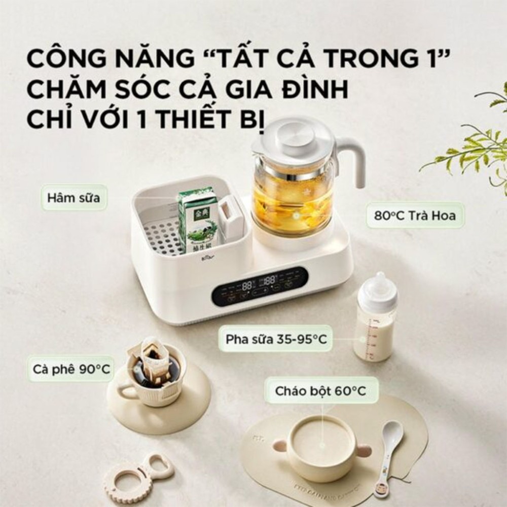 Máy đun nước và hâm sữa tiệt trùng Bear WW-5H12V78 - Hàng chính hãng