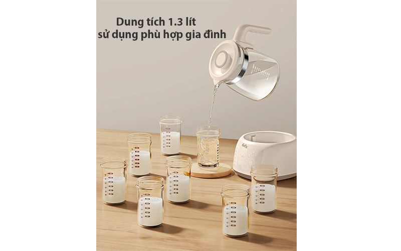 Dung tích của Máy đun và hâm nước pha sữa HiQuick 2 Fatzbaby FB3703HB