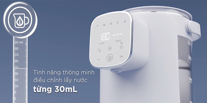 Tính năng tiện ích của Máy đun và hâm nước pha sữa Fatzbaby Smart 5 FB3823HB