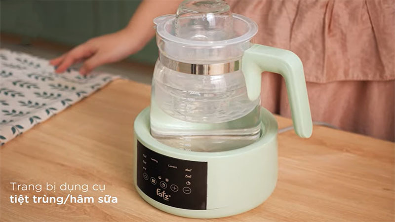 Dụng cụ hâm sữa của Máy đun và hâm nước pha sữa Fatzbaby Quick 14 FB3101RS