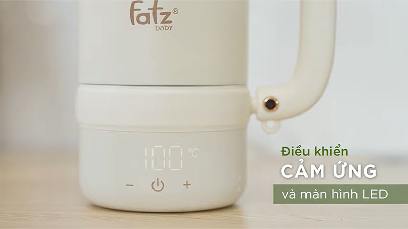 Bảng điều khiển của Bình đun và hâm nước pha sữa mini Smart 4 Fatzbaby FB3623FD