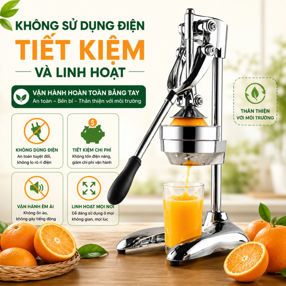 Máy ép cam bằng tay Juicer 4kg7 - Hàng chính hãng