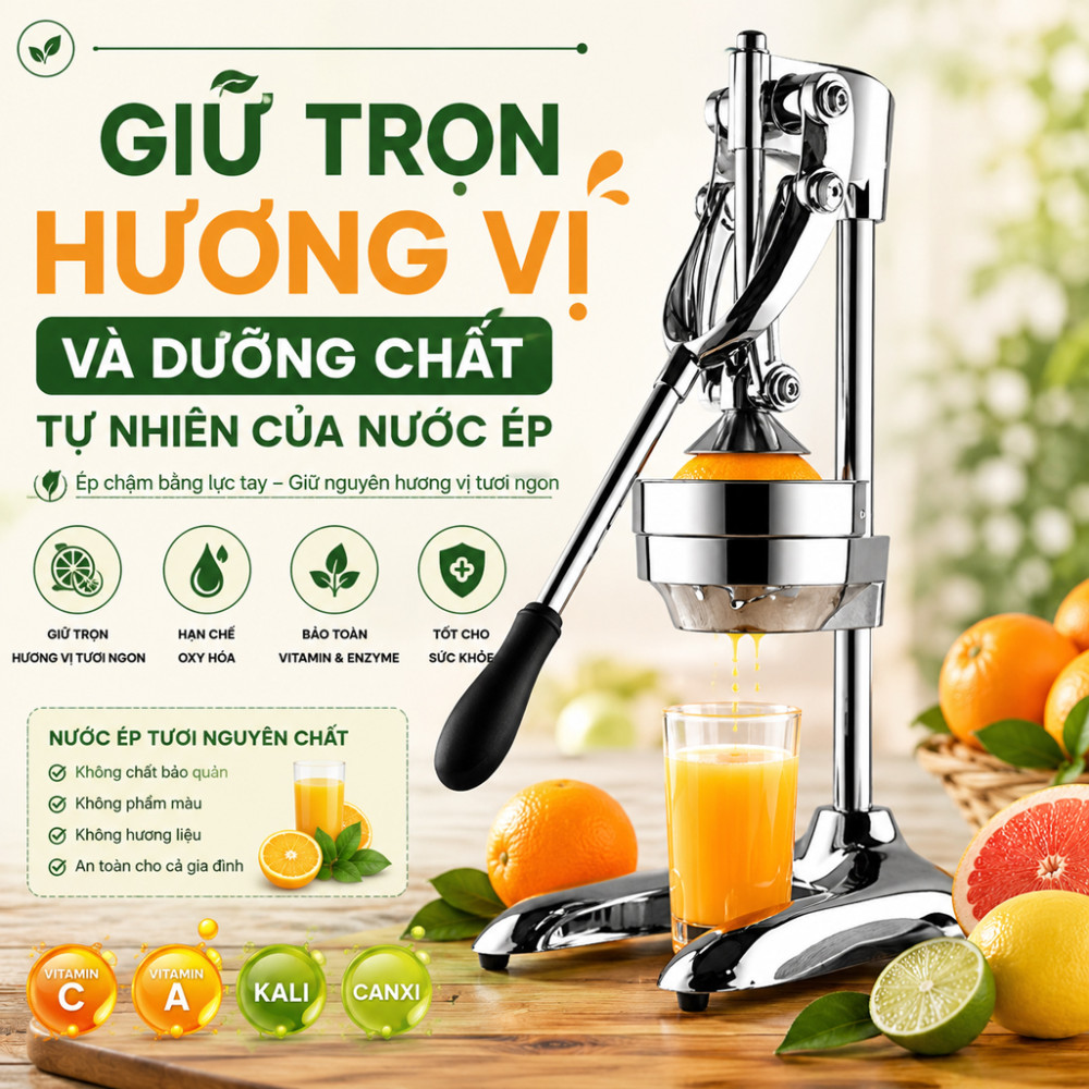 Máy ép cam bằng tay Juicer 4kg7 - Hàng chính hãng