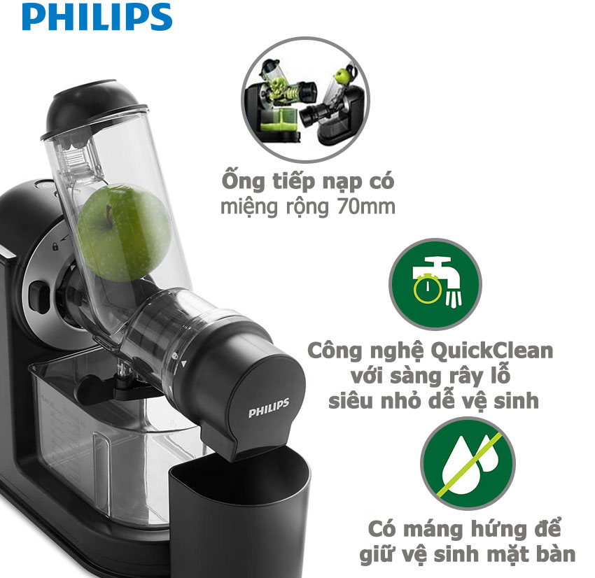 Đánh giá chi tiết Philips HR1889 Slow Juice