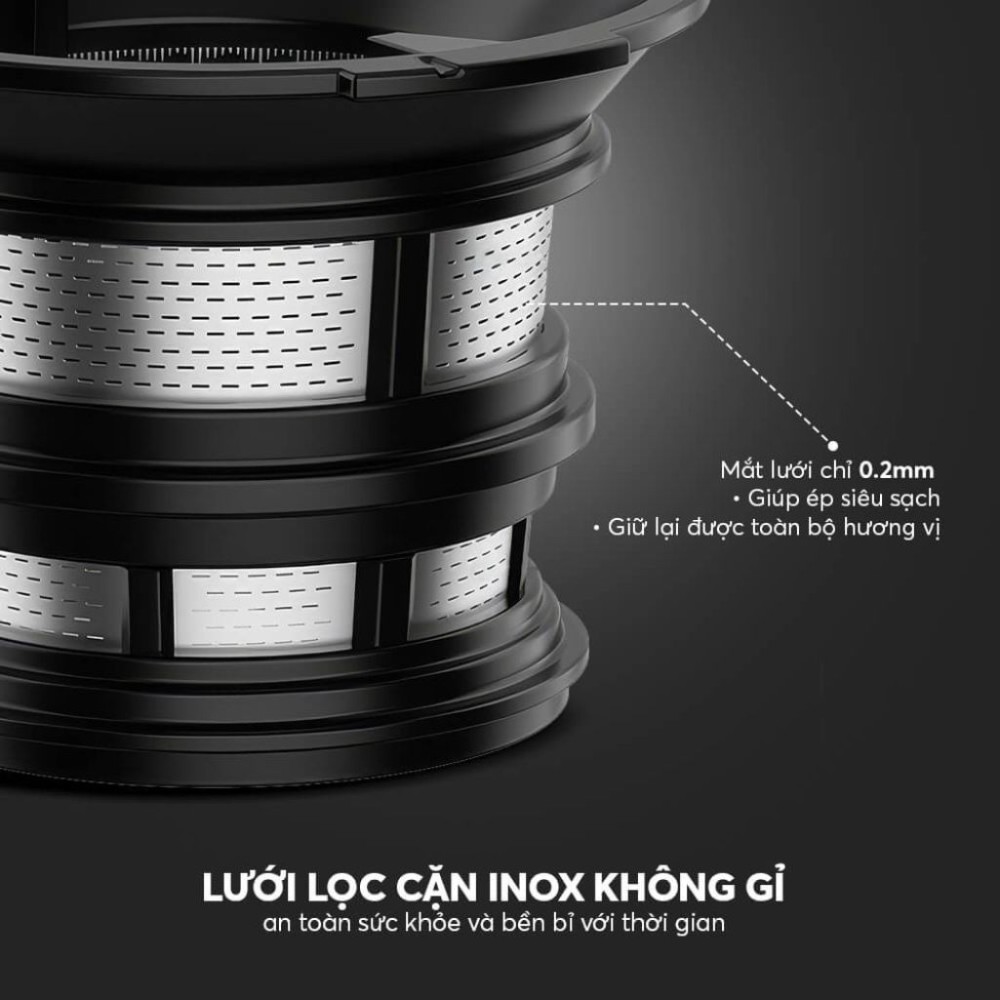 Máy ép chậm Elmich JEE-8758GR - Hàng chính hãng