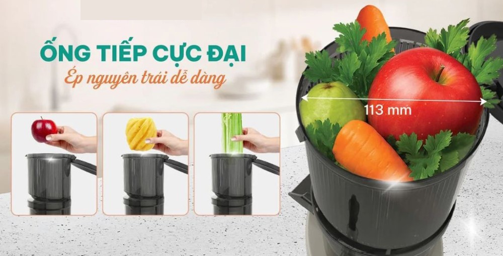 Máy ép chậm Livotec LSJ-M/B68S - Hàng chính hãng
