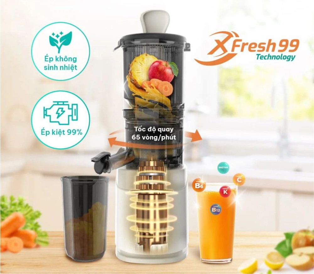 Máy ép chậm Livotec LSJ-M/B68S - Hàng chính hãng