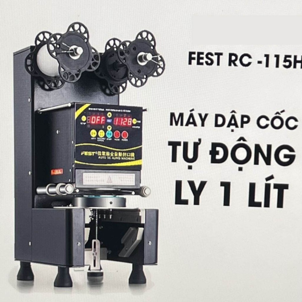 Máy ép miệng ly tự động Fest RC-115H - Hàng chính hãng