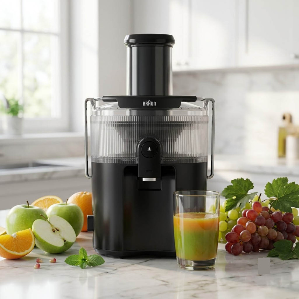 Máy ép trái cây Braun SJ5000 MultiJuice 5 Spin - Hàng chính hãng