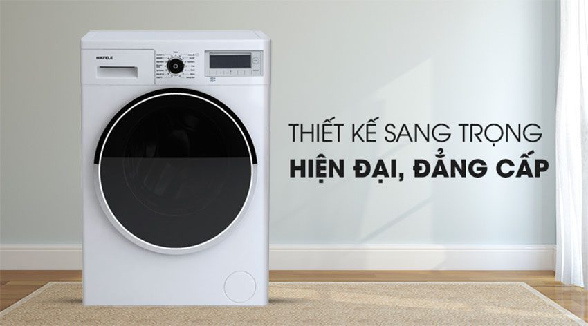 Máy giặt 9kg Hafele HW-F60A 539.96.140 với thiết kế hiện đại