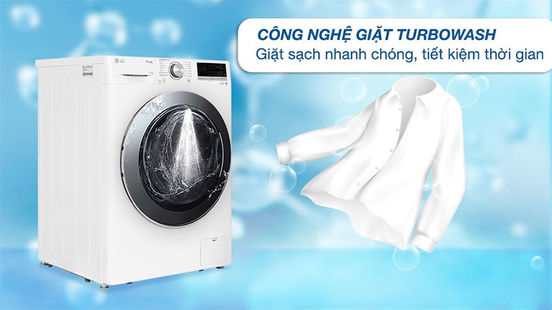Công nghệ giặt của Máy giặt AI DD Inverter 13 kg LG FV1413S4W
