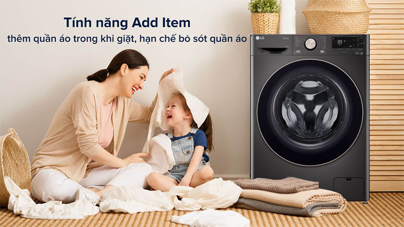 Tính năng thêm đồ giặt của Máy giặt AI DD Inverter 14 kg LG FV1414S3BA