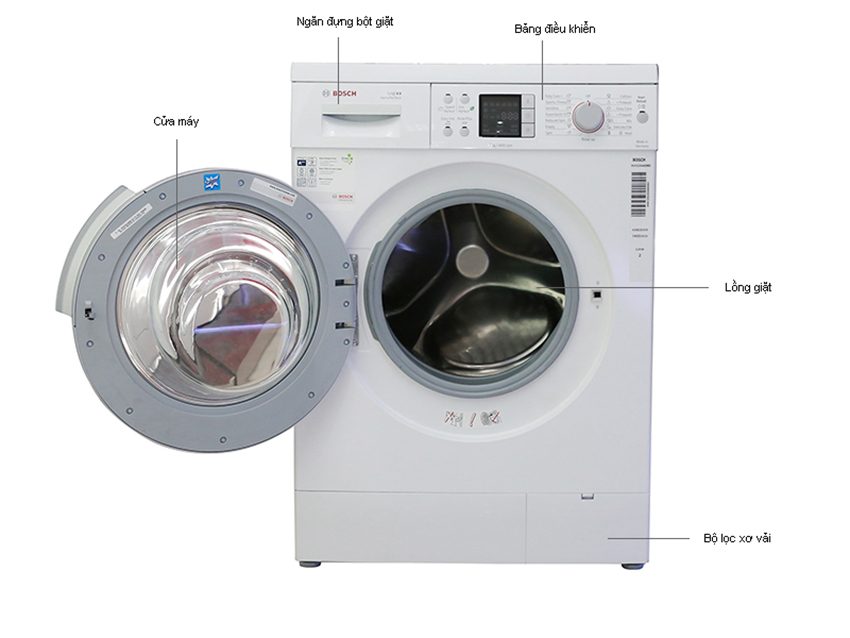 Chi tiết của máy giặt Bosch WAS-28448ME
