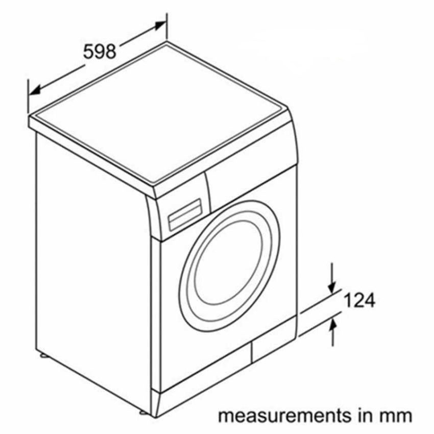 Kích thước của máy giặt Bosch WAS-32890EU