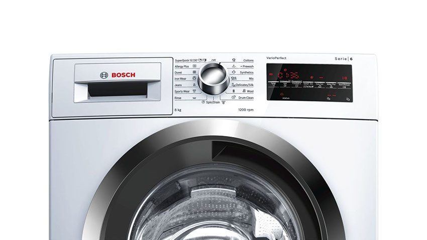 Bảng điều khiển của máy giặt Bosch WAW-28440SG