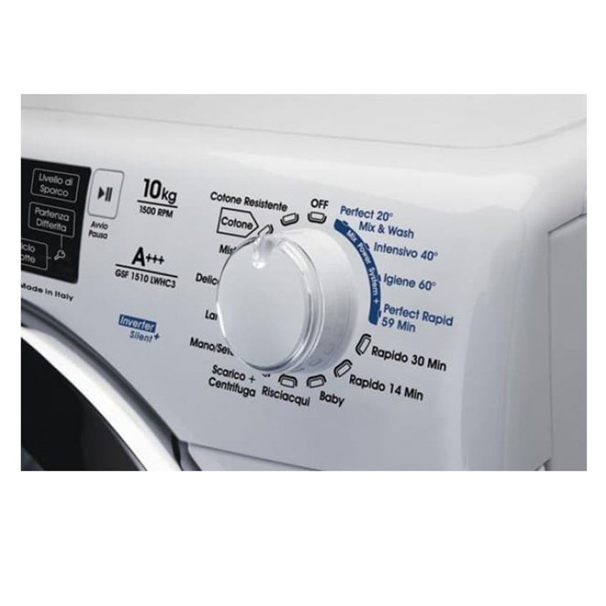 Nút điều khiển của máy giặt Candy GVF1412LWHC3/1-S