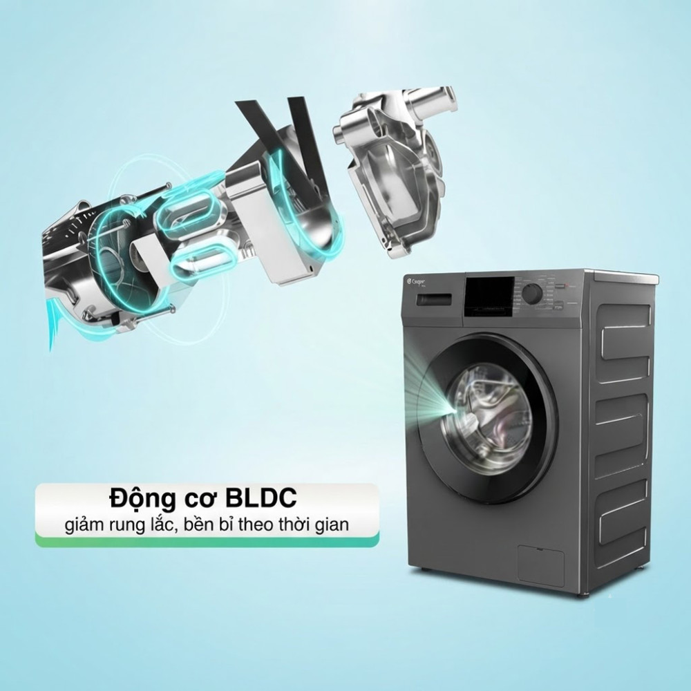 Máy giặt Casper Inverter 10.5 kg WF-105VG5 - Hàng chính hãng