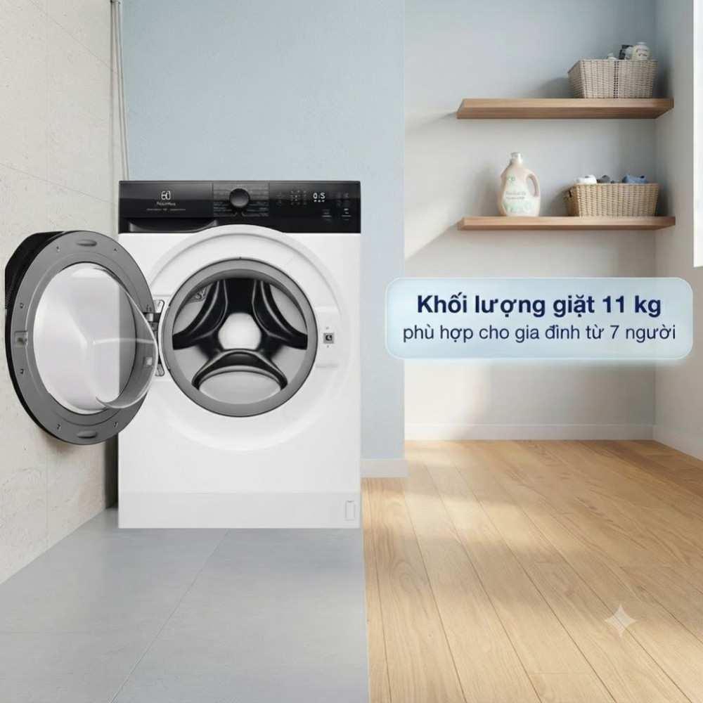 Máy giặt cửa ngang Electrolux 11kg UltimateCare 300 EWF1124D3EC  - Hàng chính hãng