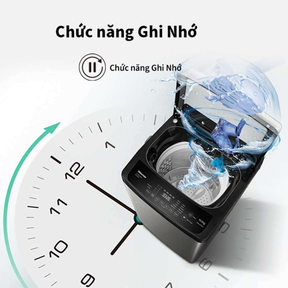 Máy giặt Hisense 10.5kg WTZQ1015UT - Hàng chính hãng