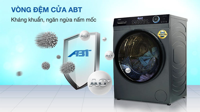 Công nghệ khử khuẩn của Máy giặt Inverter 10 kg Aqua AQD- DD1001G.PS