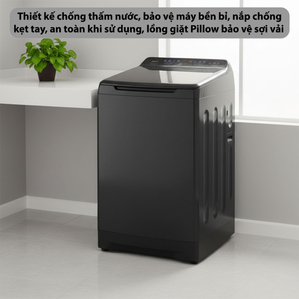 Máy giặt Inverter 13 kg Aqua AWM13-B2158L(B) - Hàng chính hãng