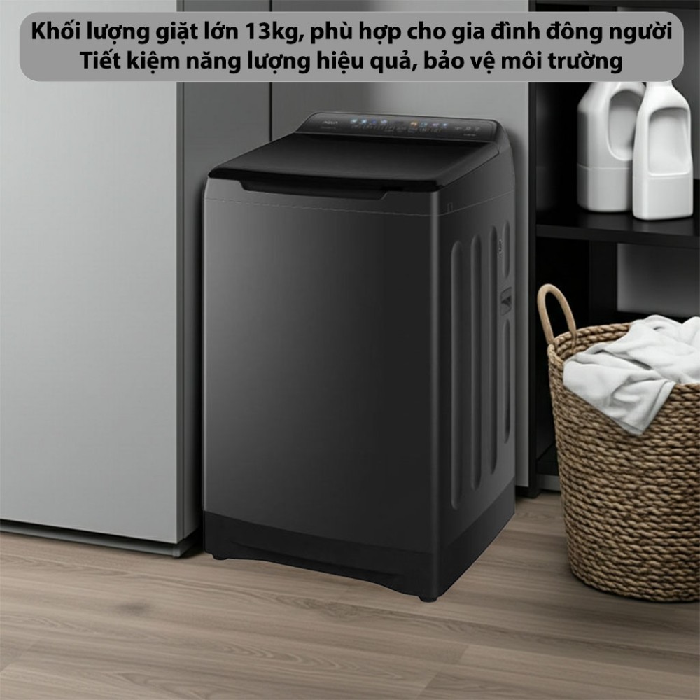 Máy giặt Inverter 13 kg Aqua AWM13-B2158L(B) - Hàng chính hãng