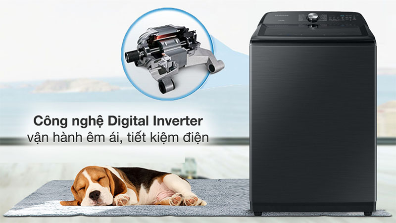 Công nghệ Inverter của Máy giặt Inverter 23kg Samsung WA23A8377GV/SV