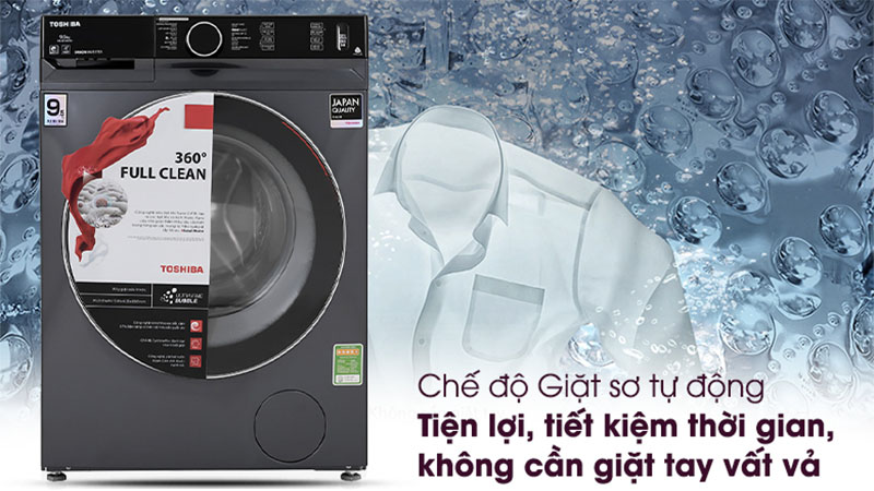 Chương trình giặt của Máy giặt Inverter 9.5 Kg Toshiba TW-BK105G4V(MG)
