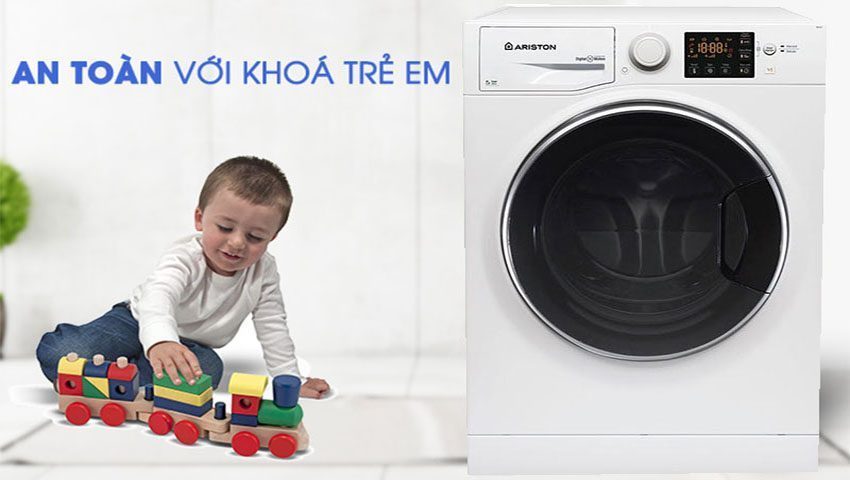 Khóa an toàn trẻ em của máy giặt Inverter Ariston RPG947DAUS