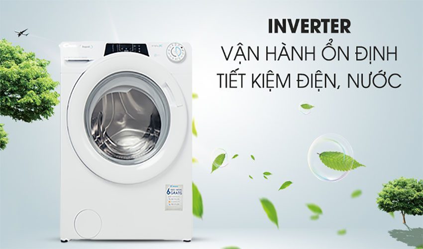 Công nghệ Inverter của Máy giặt Inverter Candy RO 1284DWH7\1-S
