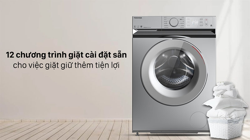 12 Chương trình giặt của Máy giặt Inverter Toshiba TW-BL115A2V(SS)