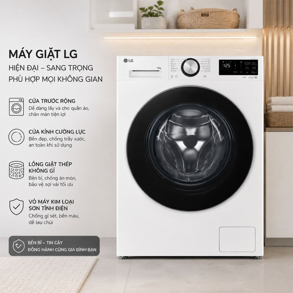 Máy giặt LG AI DD Inverter 10kg FX1410N5W.AGWPEVN - Hàng chính hãng