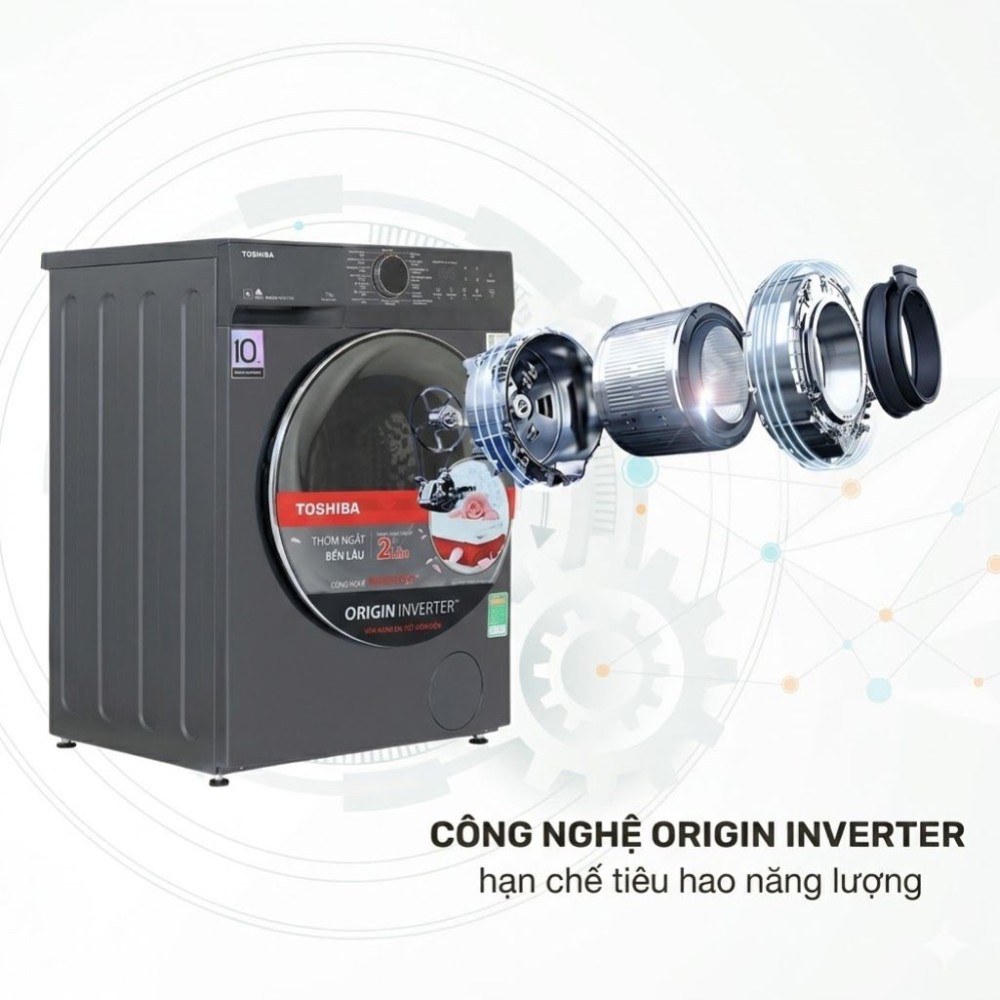 Máy giặt Toshiba Inverter 11 kg TW-T21B120UWV(MG) - Hàng chính hãng