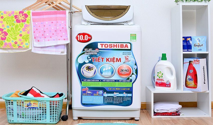 Ứng dụng của máy giặt cửa trên Toshiba AW-B1100GV