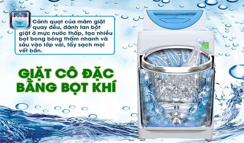 Công nghệ giặt của máy giặt cửa trên Toshiba AW-E920LV