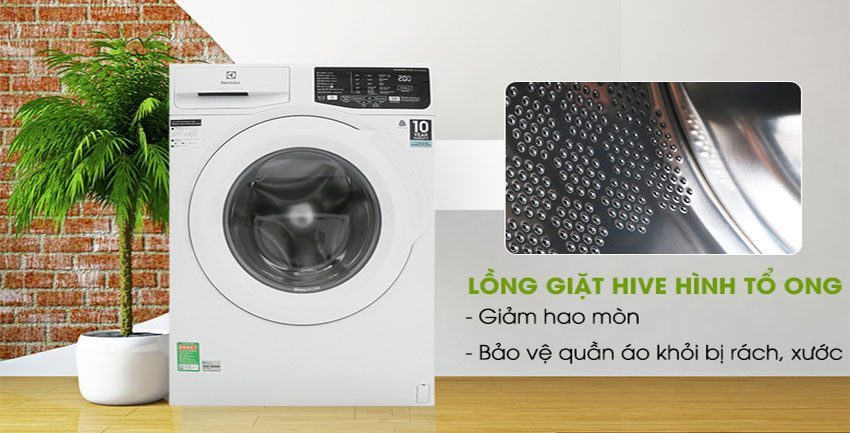 Thiết kế lồng giặt của Máy giặt cửa trước Electrolux EWF8025EQWA