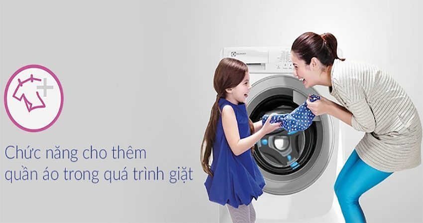 Chức năng Add Cloths của Máy giặt cửa trước Electrolux EWF8025EQWA