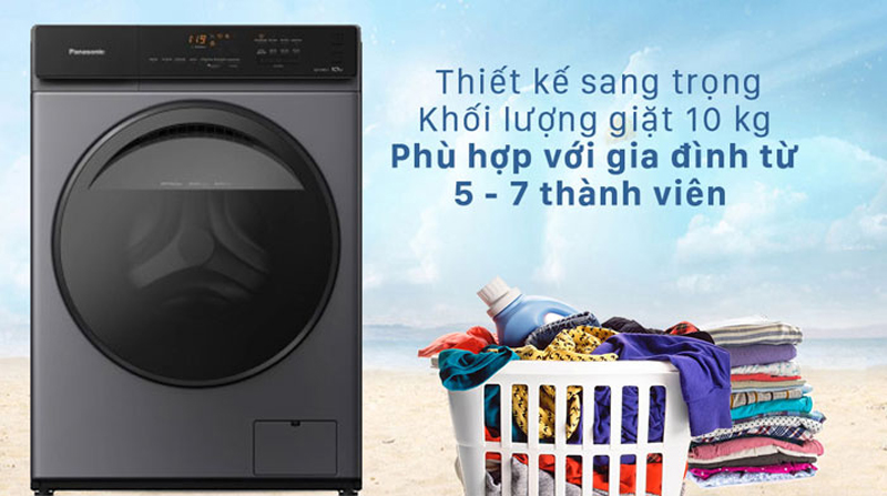 Khối lượng giặt phù hợp cho gia đình đông thành viên