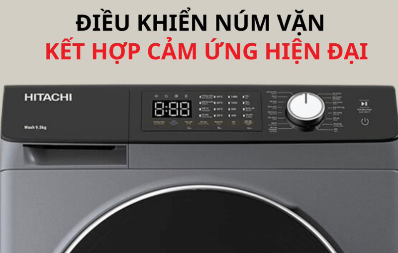 Bảng điều khiển cảm ứng và núm xoay dễ dàng thao tác