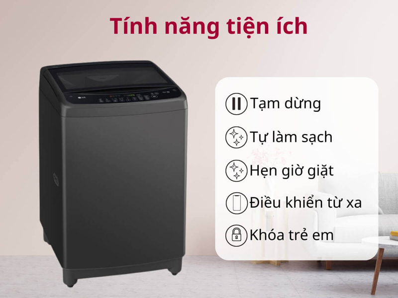 Máy được trang bị nhiều tính năng hiện đại khác