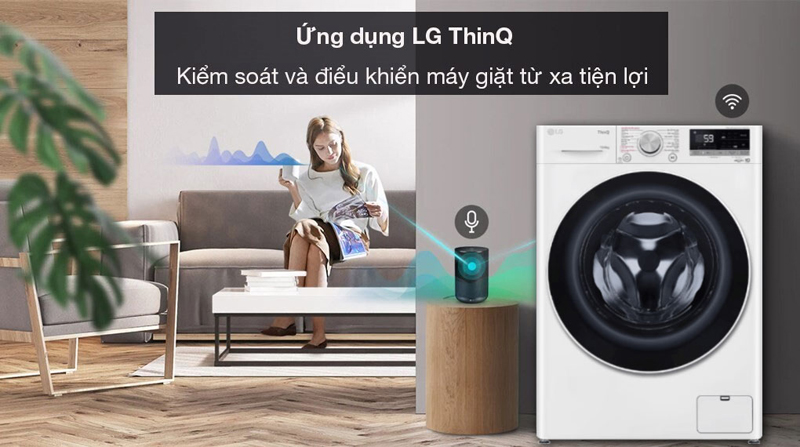 Chuẩn đoán và xử lý nhanh lỗi máy giặt qua LG ThinQ