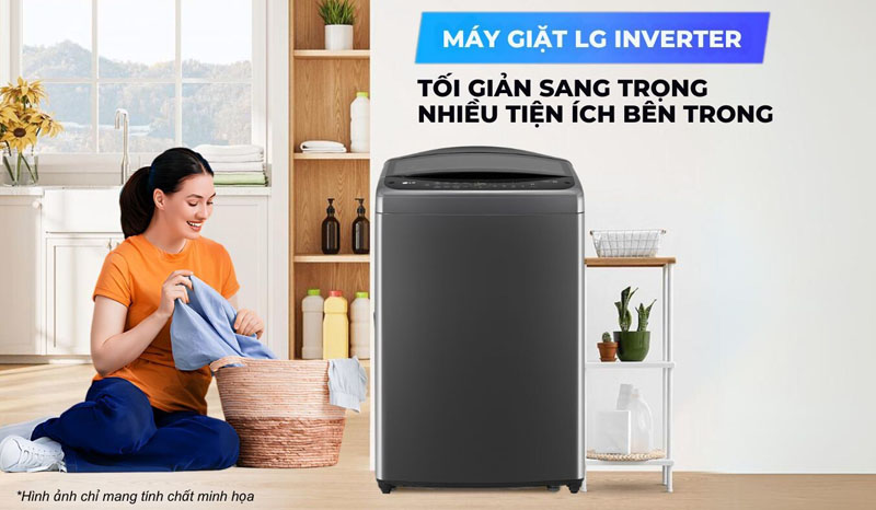 Khối lượng giặt phù hợp gia đình trên 6 người